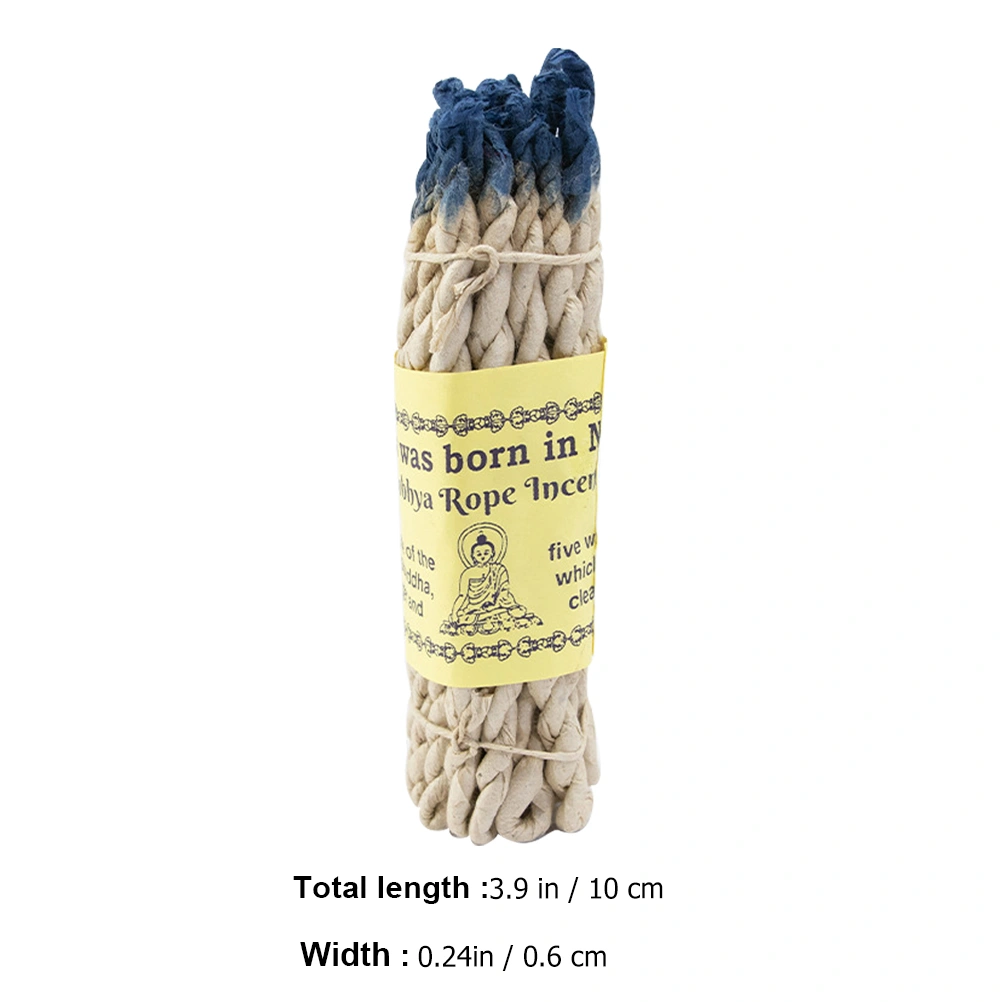 3 Bags Sage Rope Incense Nepalese Traditional Rope Incense for Therapy Meditation