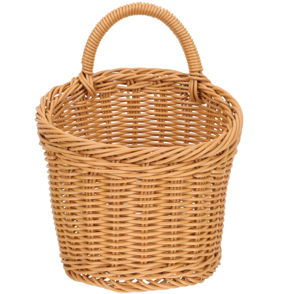 Woven Basket Kitchen Garlic Basket Woven Wall Basket Kitchen Storage Basket for Storage