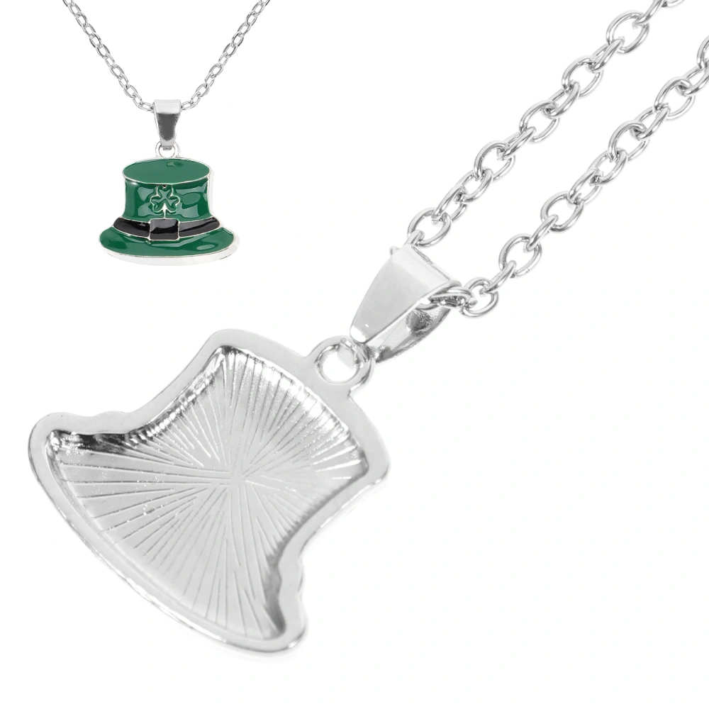 St. Patrick Necklace Women Shamrock Necklace Festival Neck Decoration Neck Jewelry