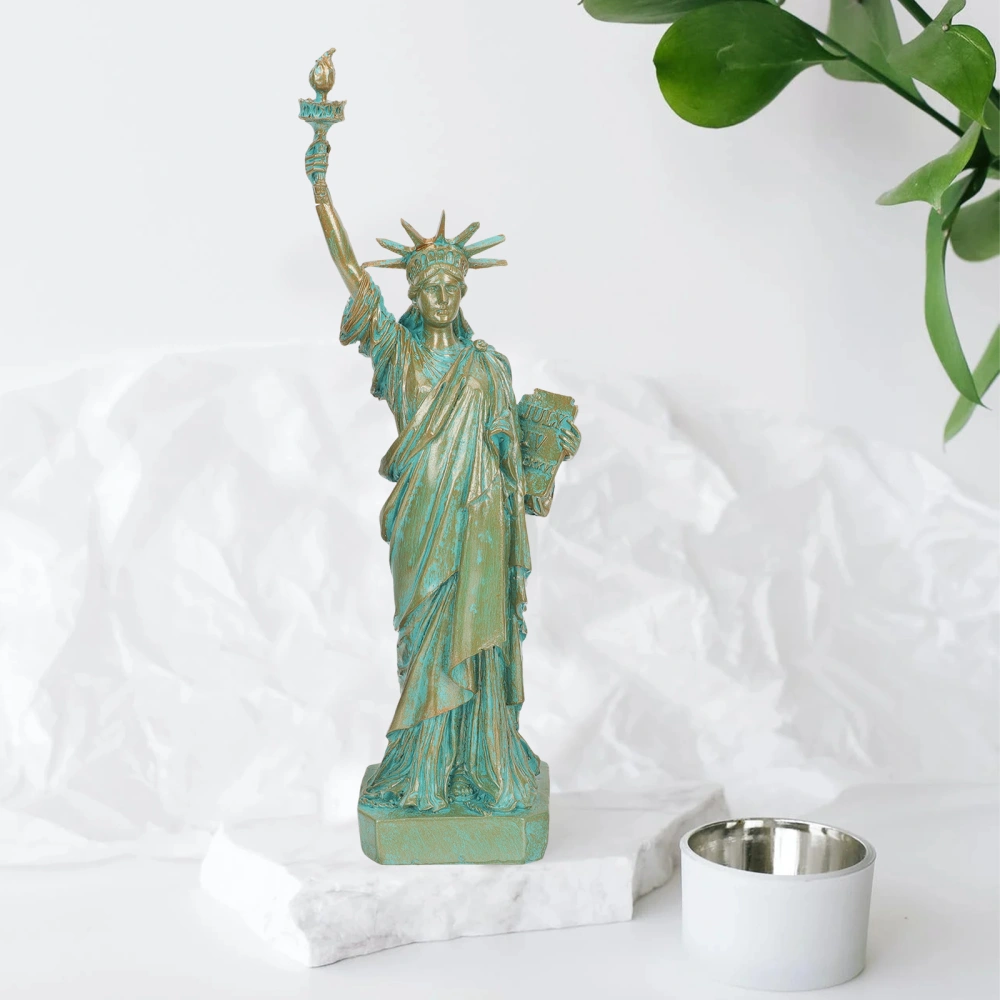 Mini Statue of Liberty Desktop Ornament Resin Craft Decor Creative Statue of Liberty Craft