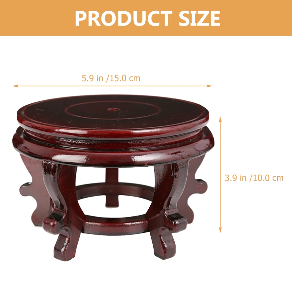 Wooden Plant Stand Plants Stand Balcony Succulent Display Flower Pot Holder Oriental Display Base