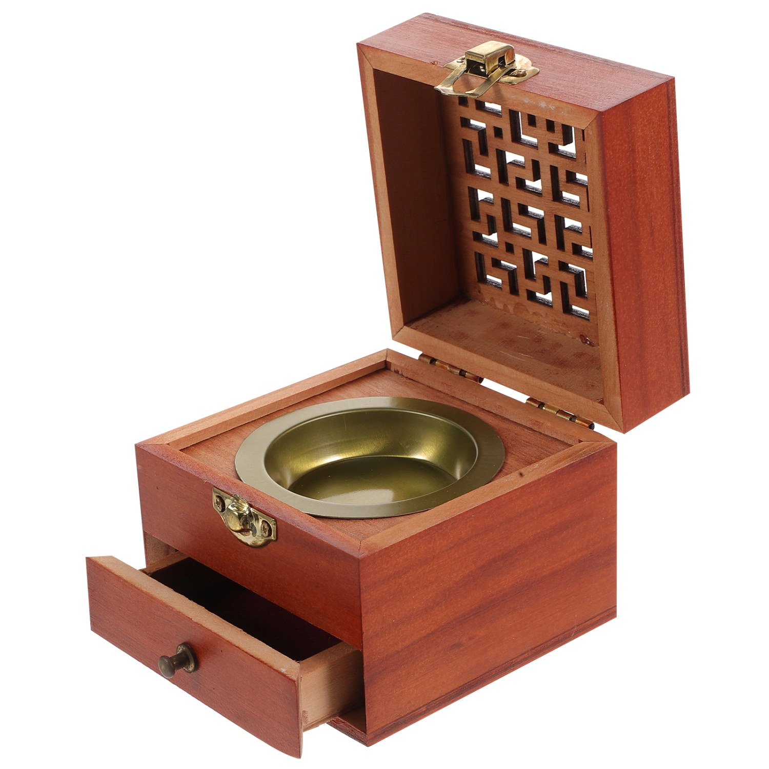 Traditional Incense Burner Wooden Incense Storage Holder Incense Stick Holder