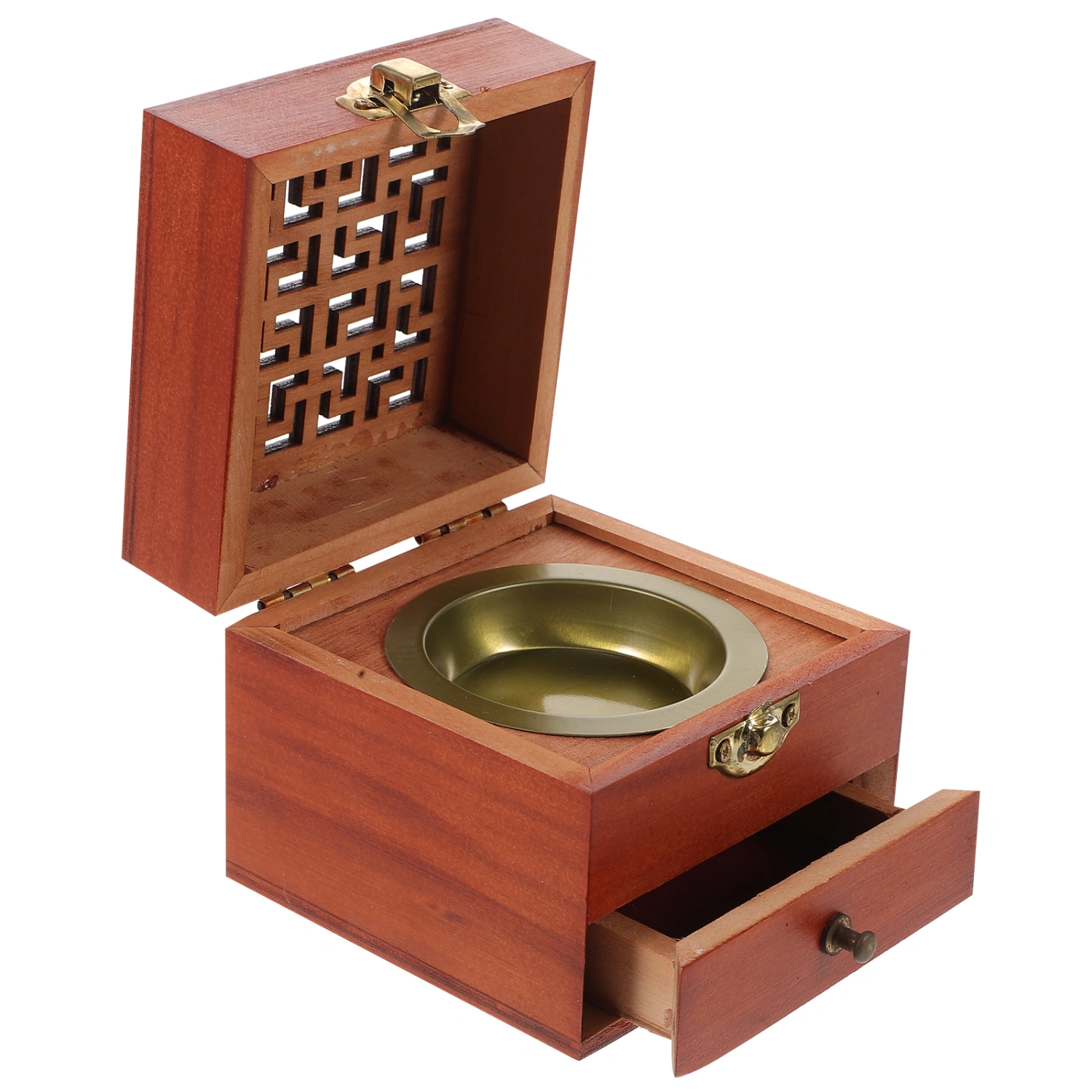 Traditional Incense Burner Wooden Incense Storage Holder Incense Stick Holder