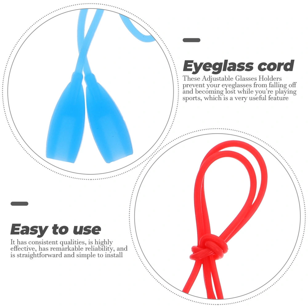 5Pcs Professional Glasses Ear Lanyards Comfortable Glasses Straps Non-slip Glasses Retainers