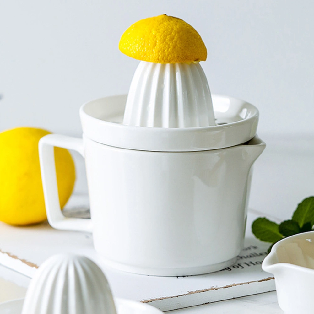 Manual Juice Maker Lemon Juicer Portable Ceramic Fruit Squeezer Kitchen Tool for Juice