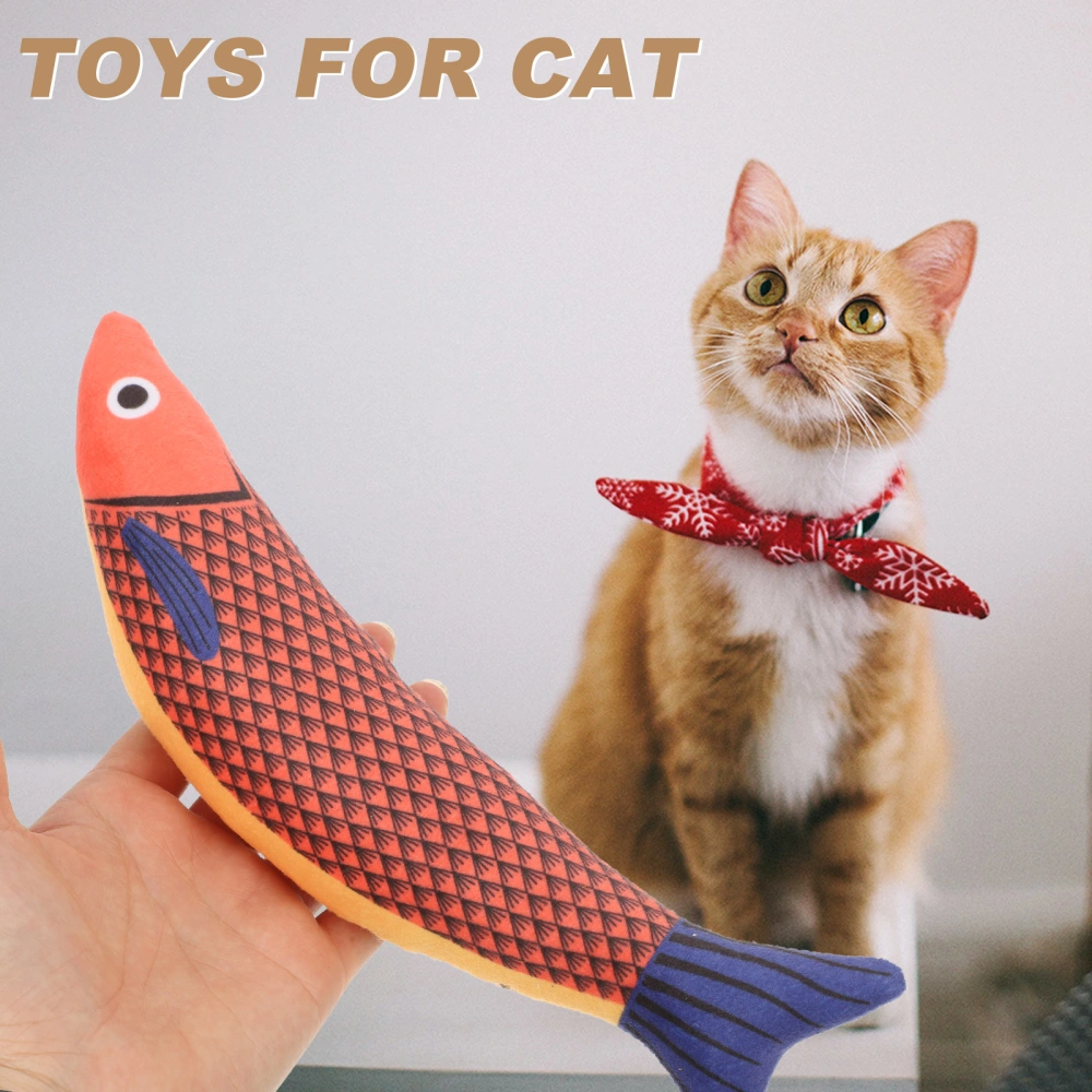 Cat Toy Cat Stuffed Fish Catnip Toy Cat Plush Catnip Toy Cat Diversion Toy