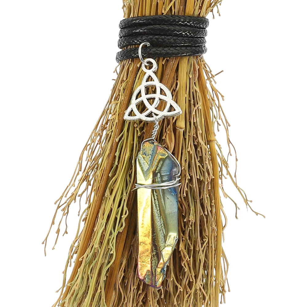 Witch Broom Hanging Charm DIY Craft Pendant Car Hanging Witch Broom Ornament