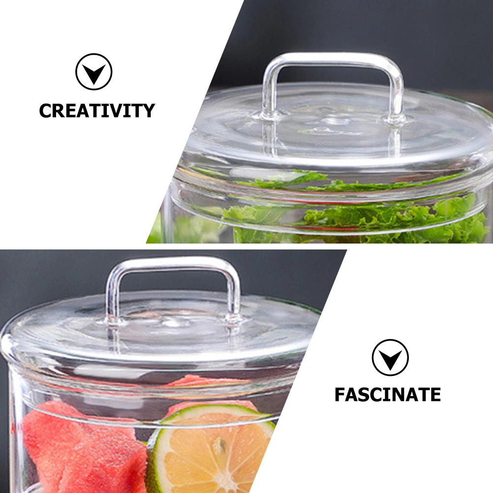 Wide Mouth Canister Lid Glass Canister Lid Round Yogurt Jar Lid Glass Canister Protector