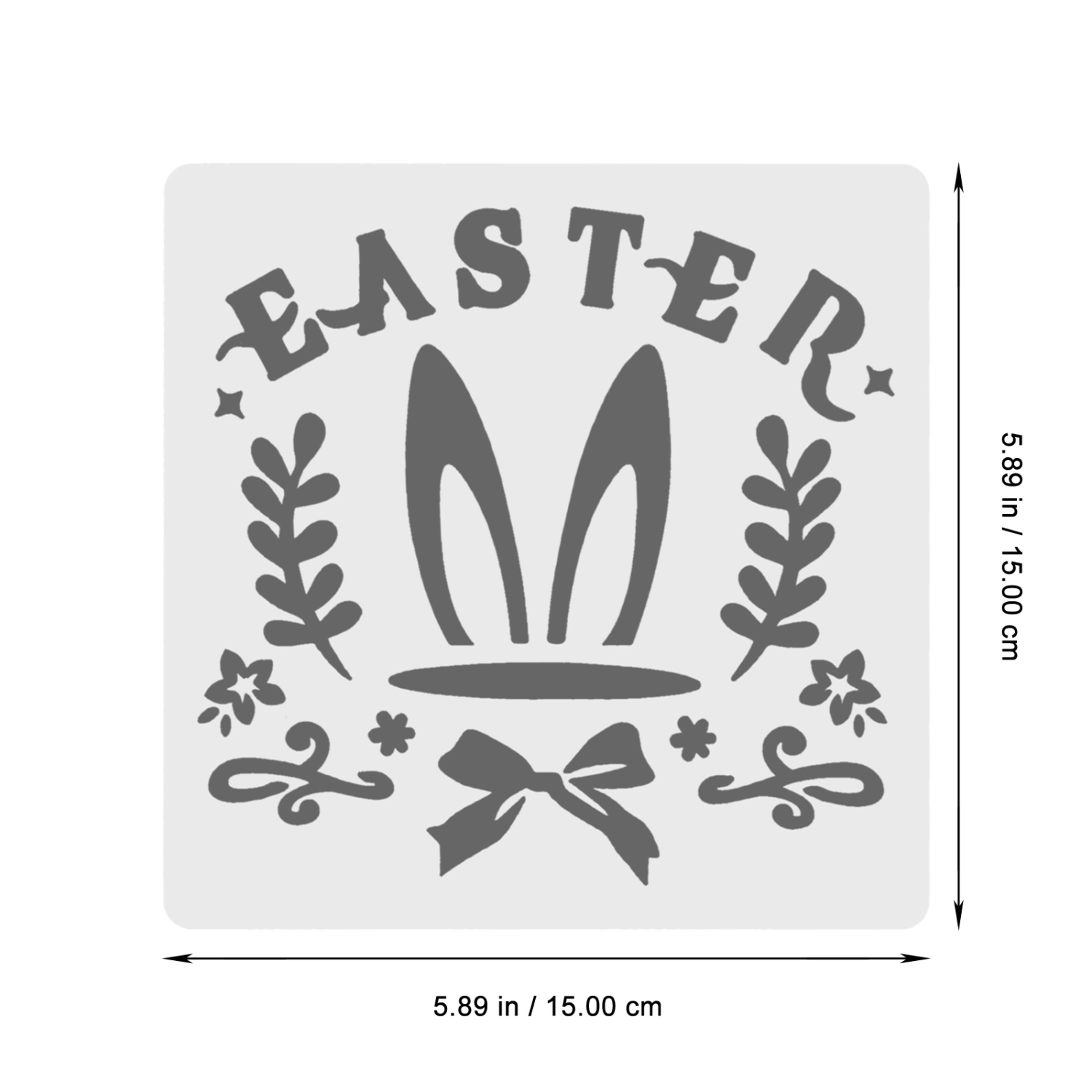 15pcs Easter Stencils Paint Stencils Holiday Easter Stencils for Painting On Wood