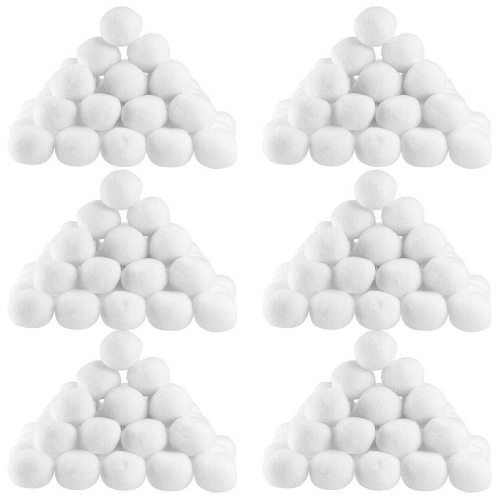 50Pcs Snowball Toy Fake Snowball Model Party Landscape Props White Balls Decorations