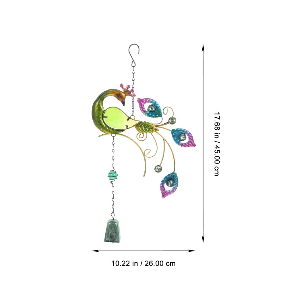 Peacock Wind Chimes Hanging Pendant Garden Decorative Pendant Party Decor