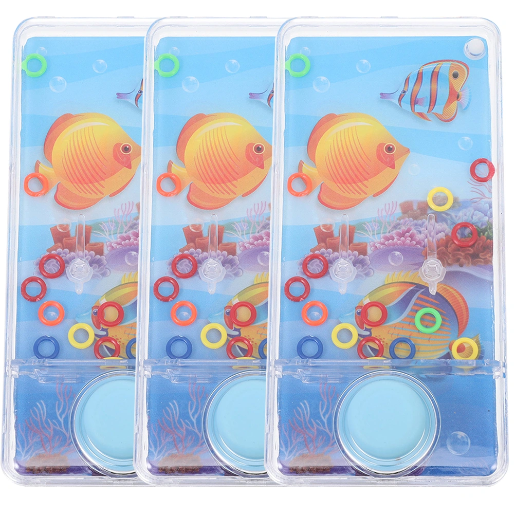 3pcs Water Toss Game Toys Handheld Water Gaming Toys Kids Retro Game Party Favors