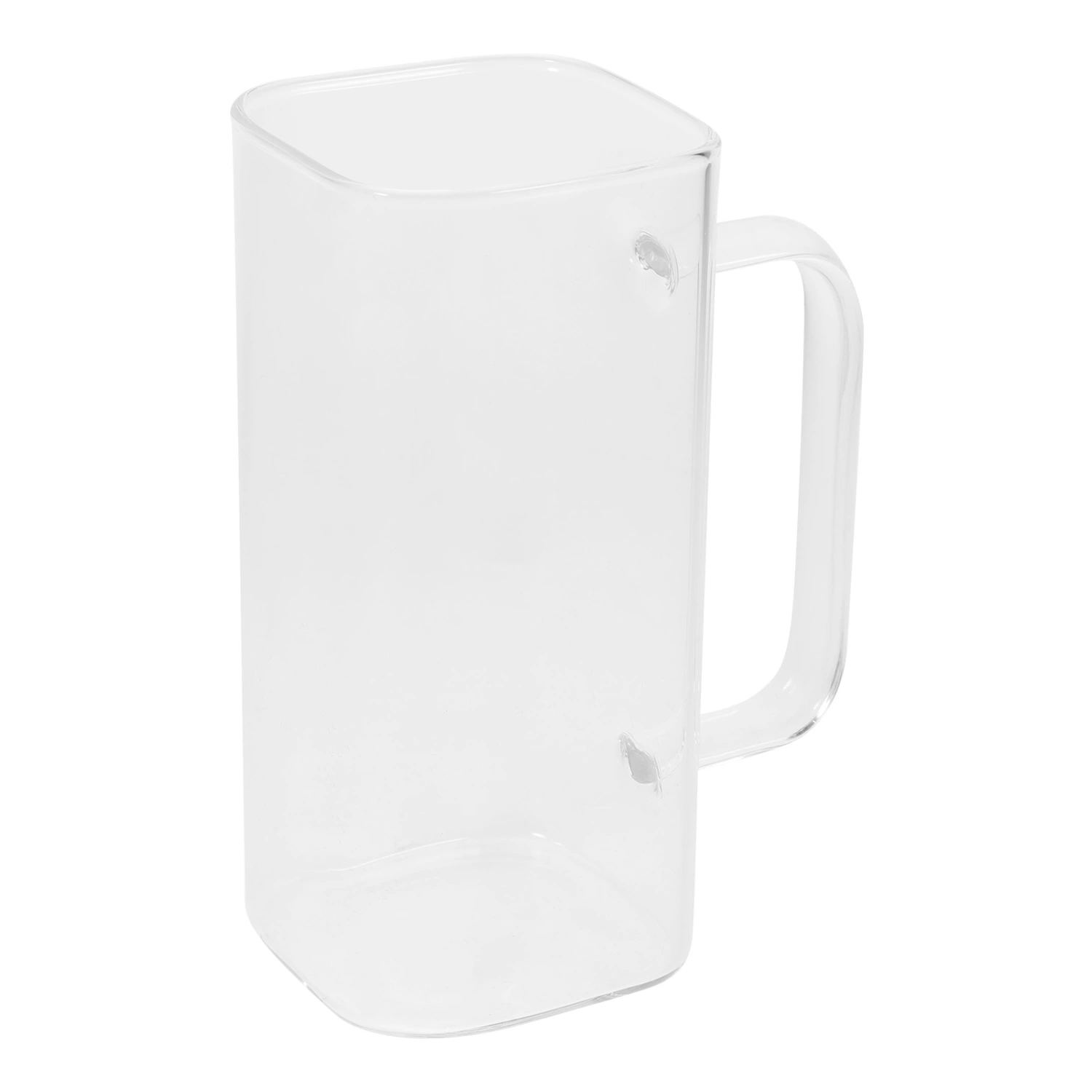 Clear Glass Cup Handled Beverage Cup Milk Drinking Cup Glass Water Cup Household Bottle
