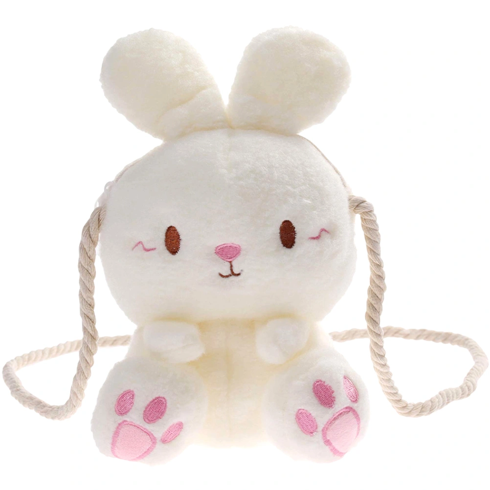 Bunny Plush Bag Lovely Cartoon Crossbody Bag Fashion Plush Women Shoulder Bag