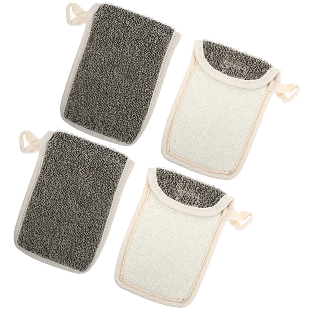 4Pcs Soap Bag Exfoliating Soap Savers Pouch Exfoliating Soap Bag Soap Bar Bag