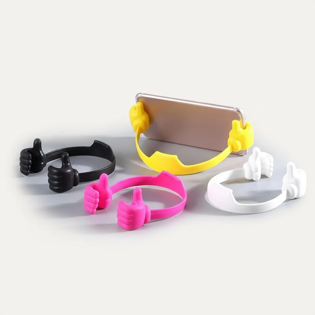 6pcs Thumbs Phone Stands Desktop Mobile Phones Stand Adjustable Phones Holders