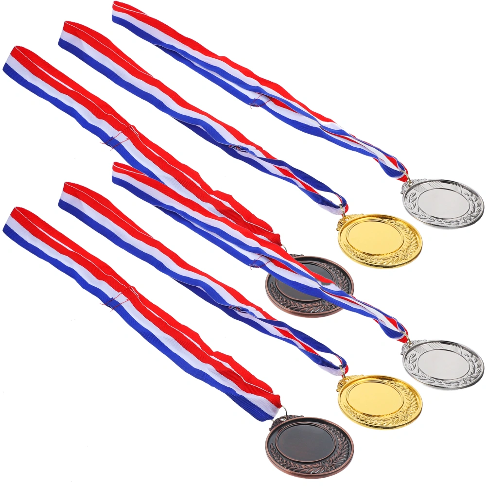 12Pcs Kids Sports Match Decorative Medals Creative Sports Game Medal Sports Medals