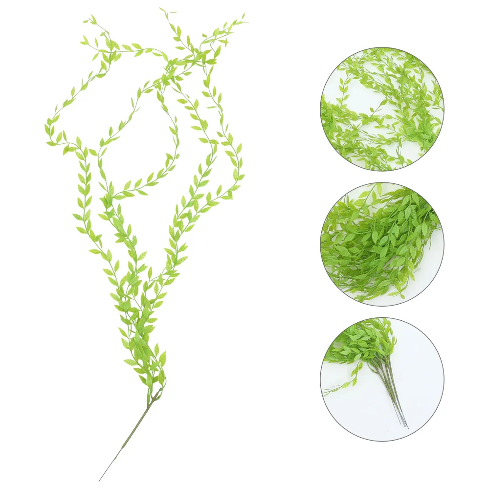 12pcs Fake Green Vine Wall Hanging Decor Garden Wall Hanging Plant Artificial Vine Pendant