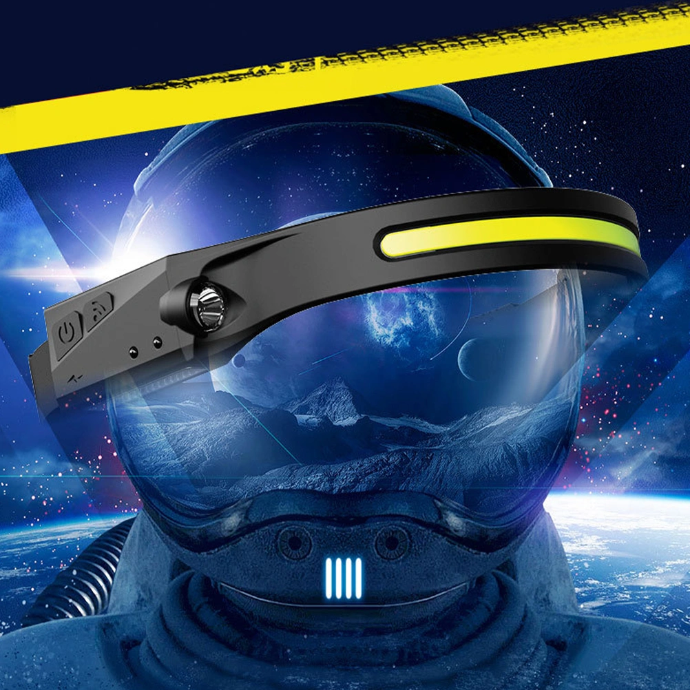 Rechargeable Headlight Portable Headlamp Flashlight Night Fishing Gifts for Men