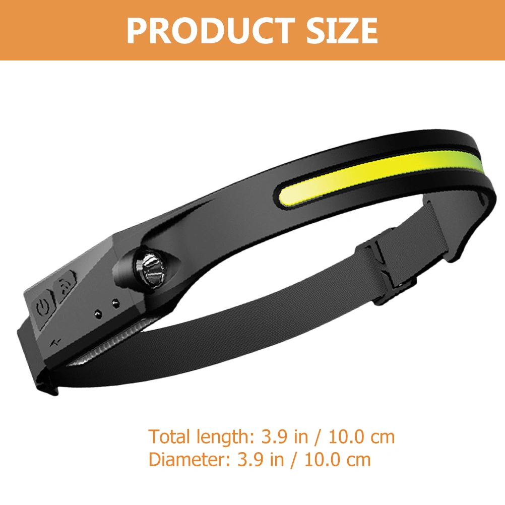 Rechargeable Headlight Portable Headlamp Flashlight Night Fishing Gifts for Men