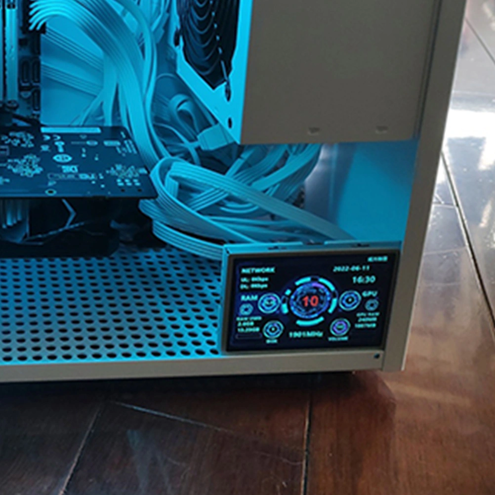 Computer Temp Monitor Ram Cpu Gpu Network Data Monitor Usb Type-c Sub Screen