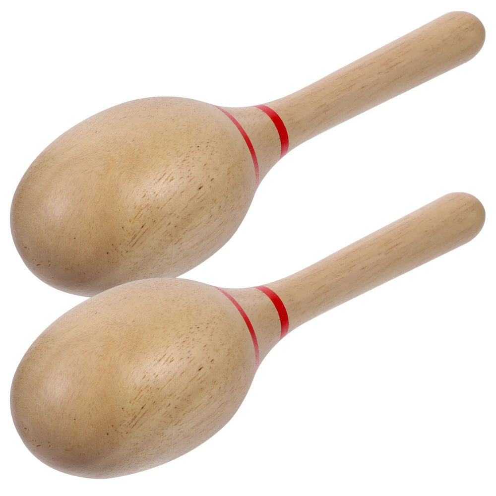 2pcs Percussion Maracas Shakers Rattles Sand Hammer Percussion Instrument