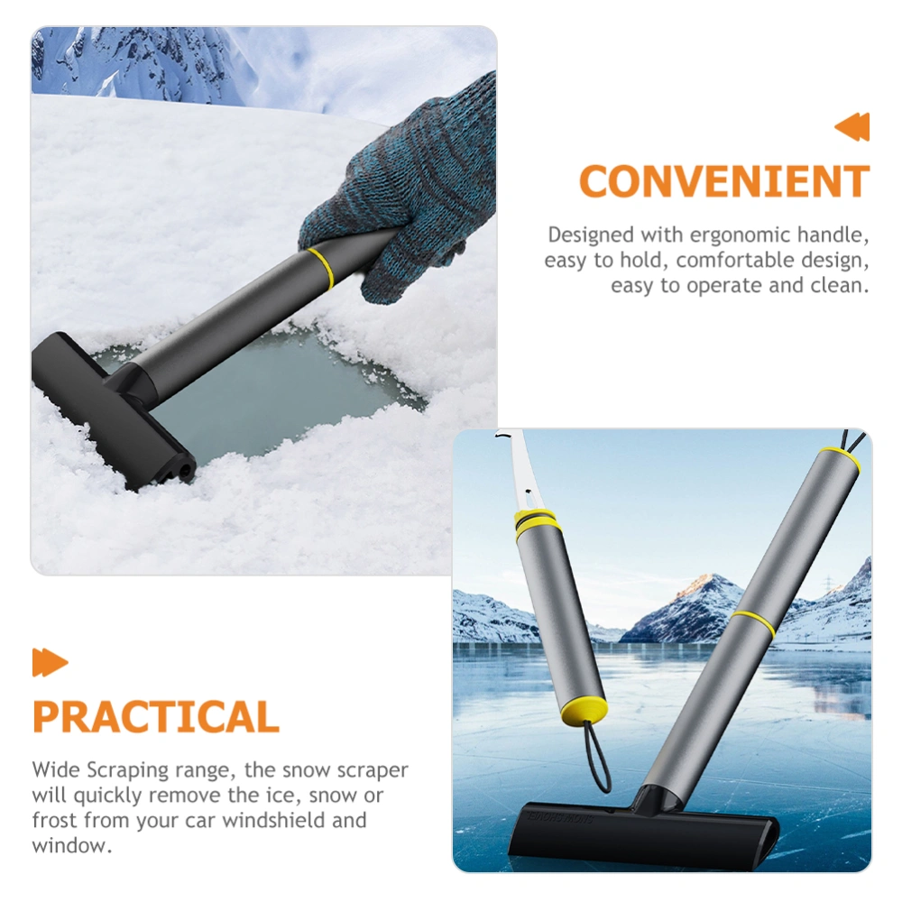 Ice Scraper Car Windshield Snow Scraper Portable Winter Snow Removal Tool