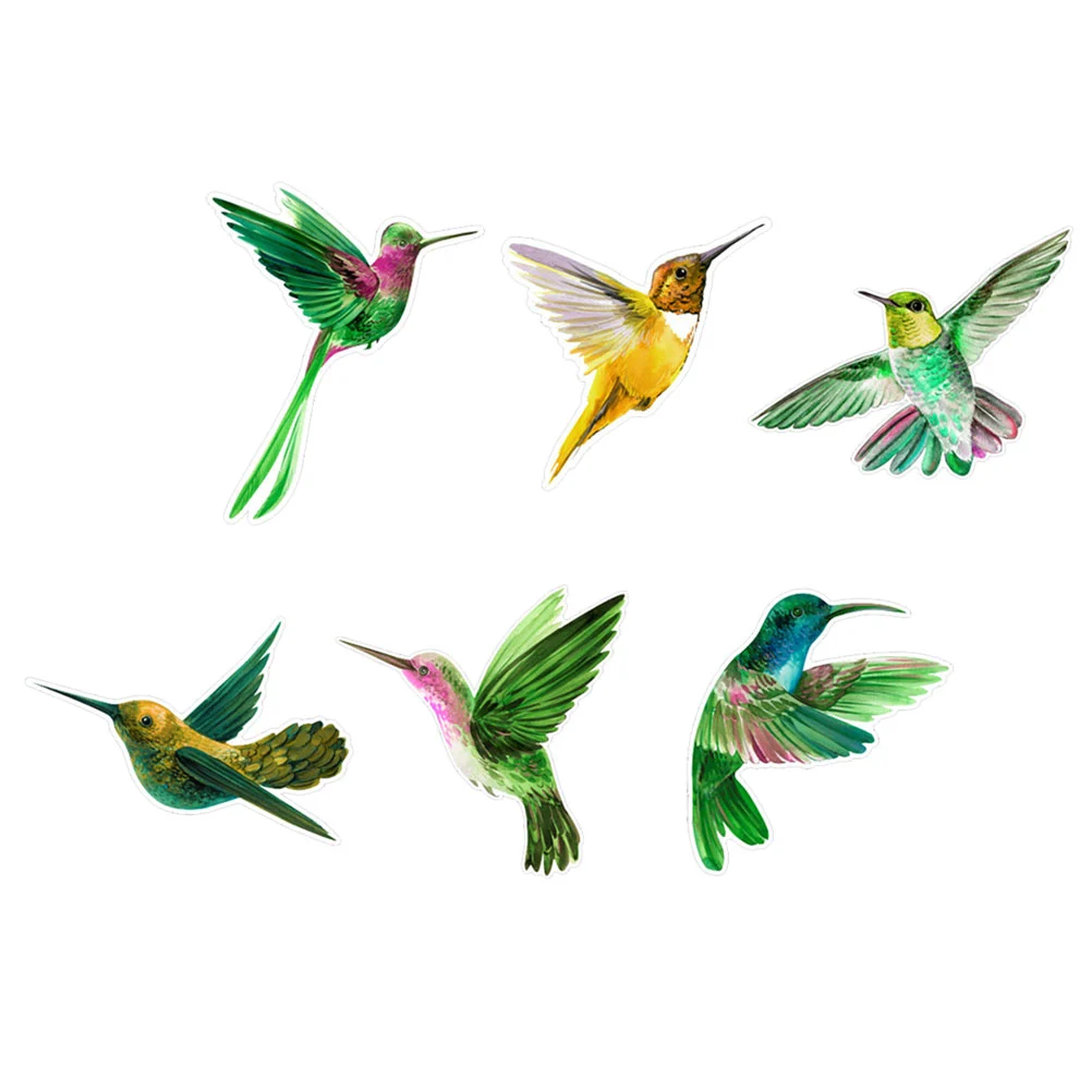 1 Set of Anti-Collision Window Cling Bird Static Cling Window Sticker Anti Collision Bird Strike Window Sticker