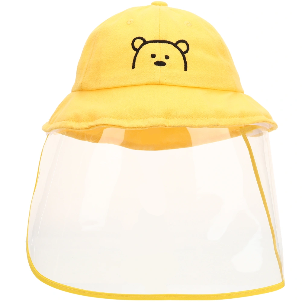 Outdoor Face Guarding Wide Brim Bucket Hat Kids Sun Hat Spring Hat Bucket Hat