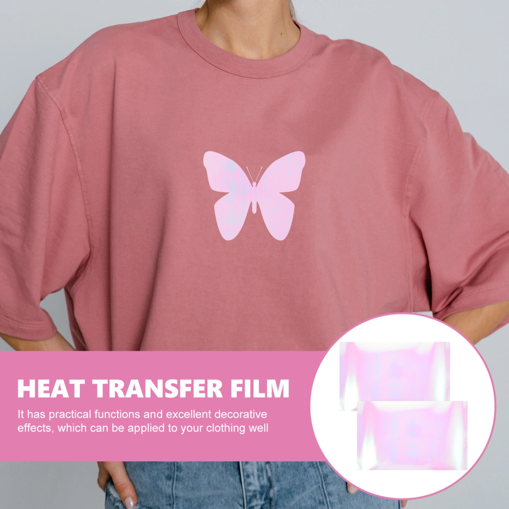 2 Sheets Clothing Transfer Sheets Heat Transfer Film Delicate Transfer Film DIY Accessory