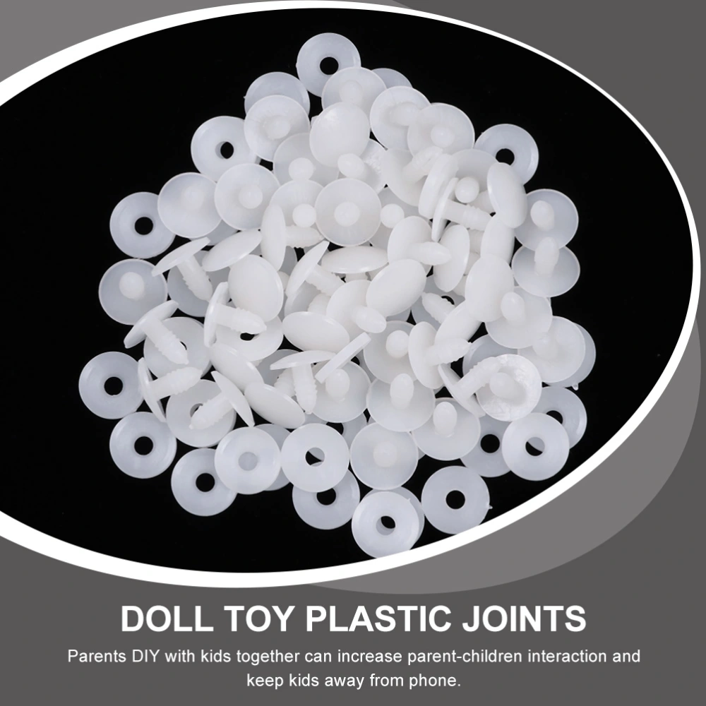 100 Sets of DIY Doll Joints Gaskets Replacement Doll Making Limbs Joints Materials