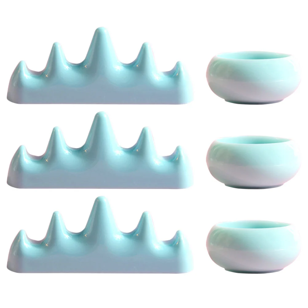 1 Set Nail Brush Clean Cups Nail Brushes Holder Nail Brushes Clean Tool Nail Art Supplies