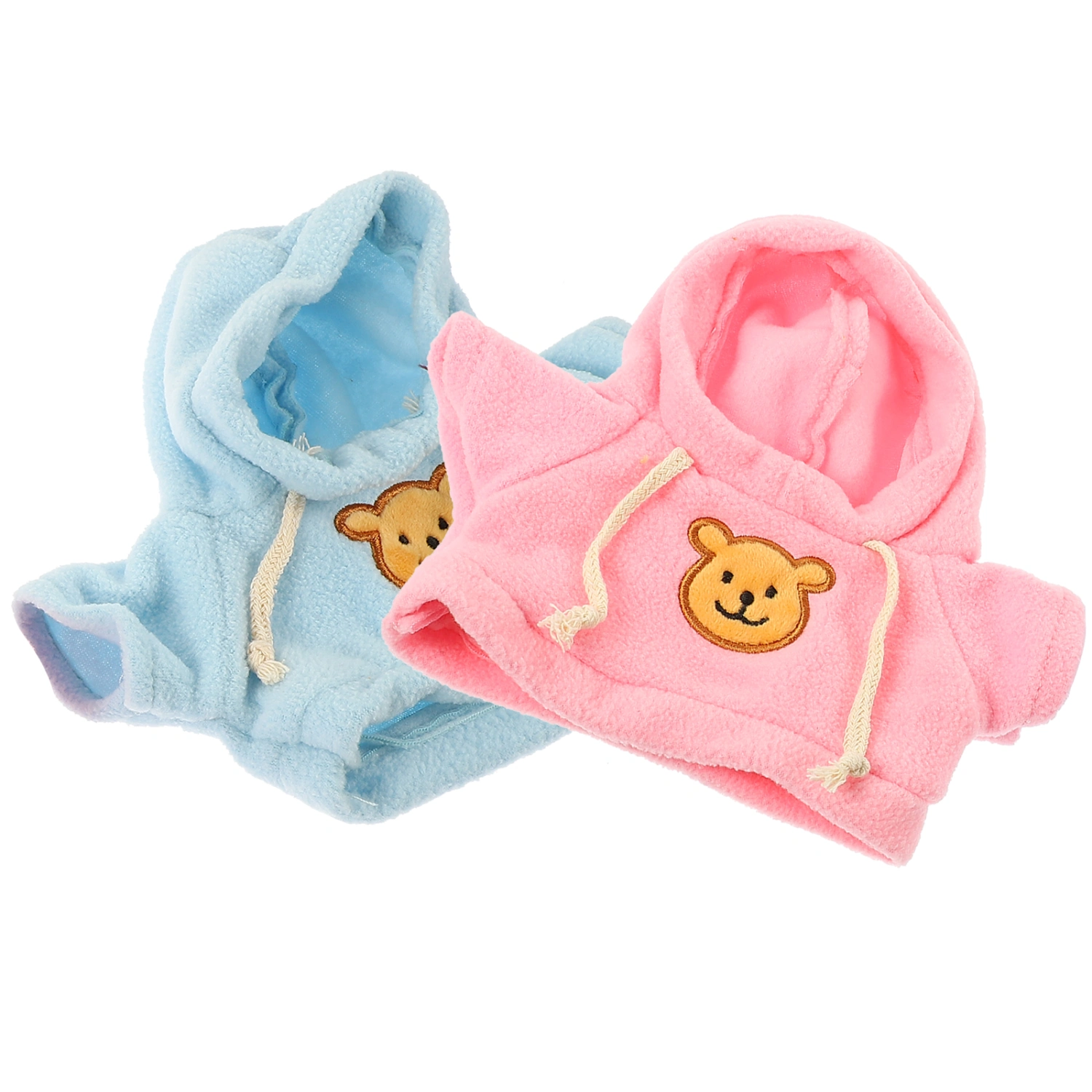 2Pcs Replaceable Bear Clothes Lovely Doll Costume Doll Clothes Girls Doll Dress up Clothes