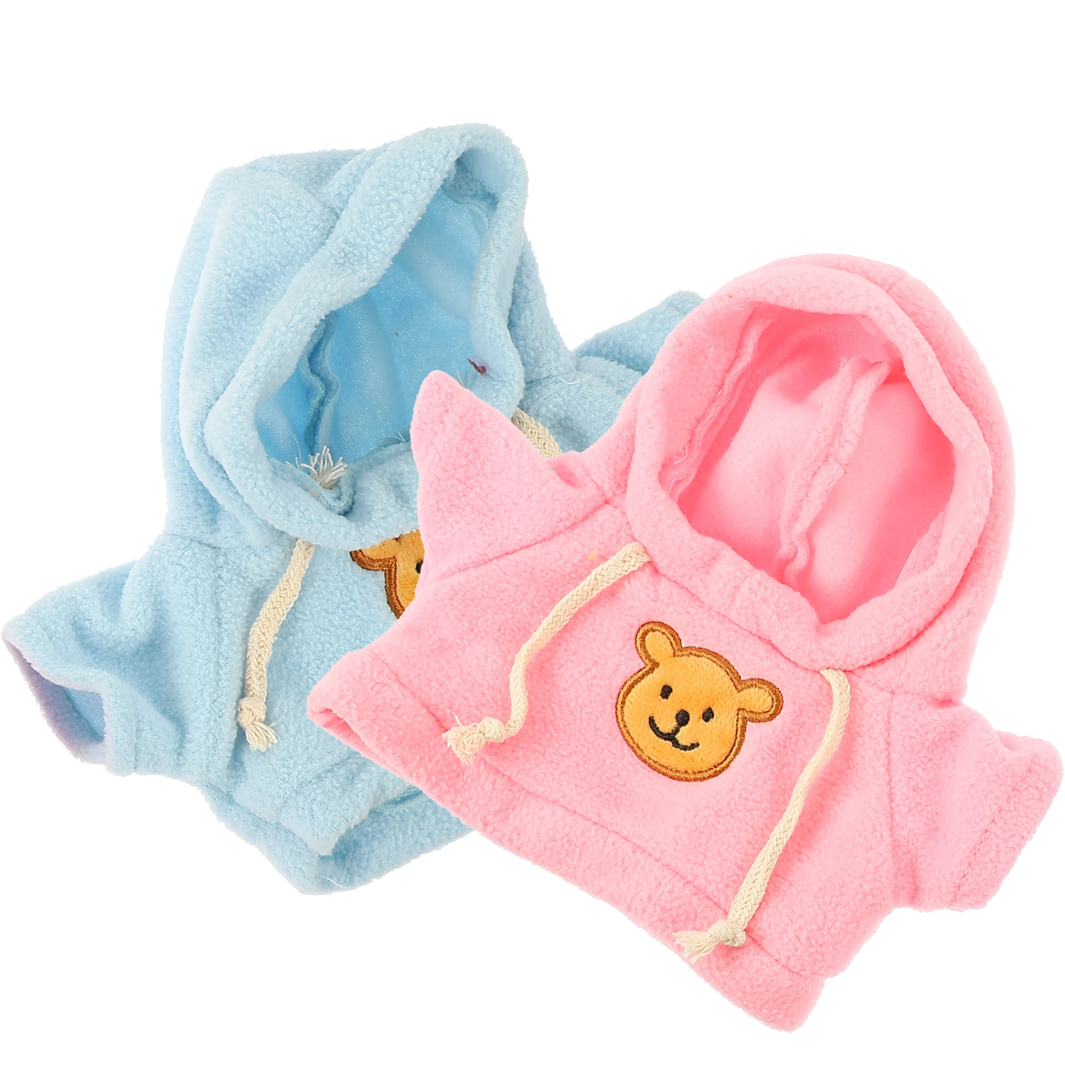 2Pcs Replaceable Bear Clothes Lovely Doll Costume Doll Clothes Girls Doll Dress up Clothes
