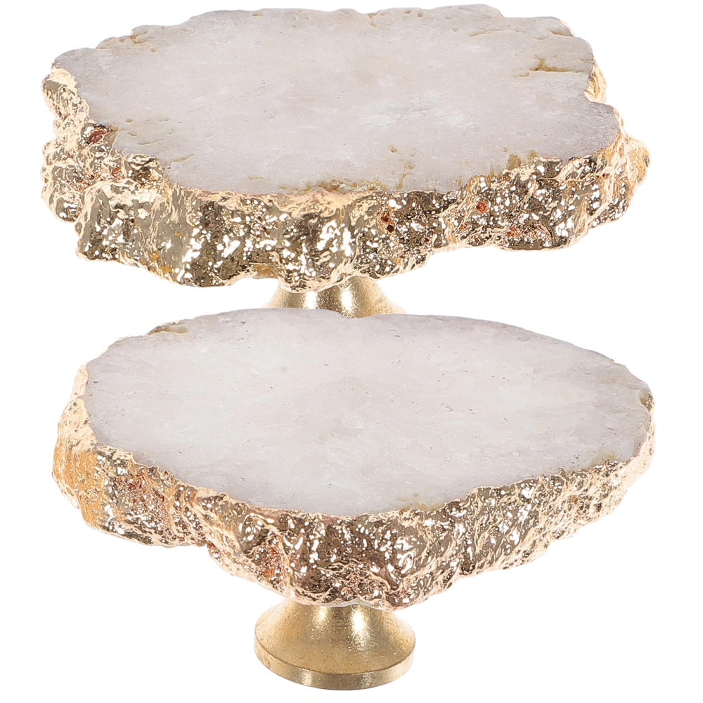 2pcs Cabinet Knobs Decorative Crystal Drawer Pulls Brass Cupboard Pull Furniture Handles