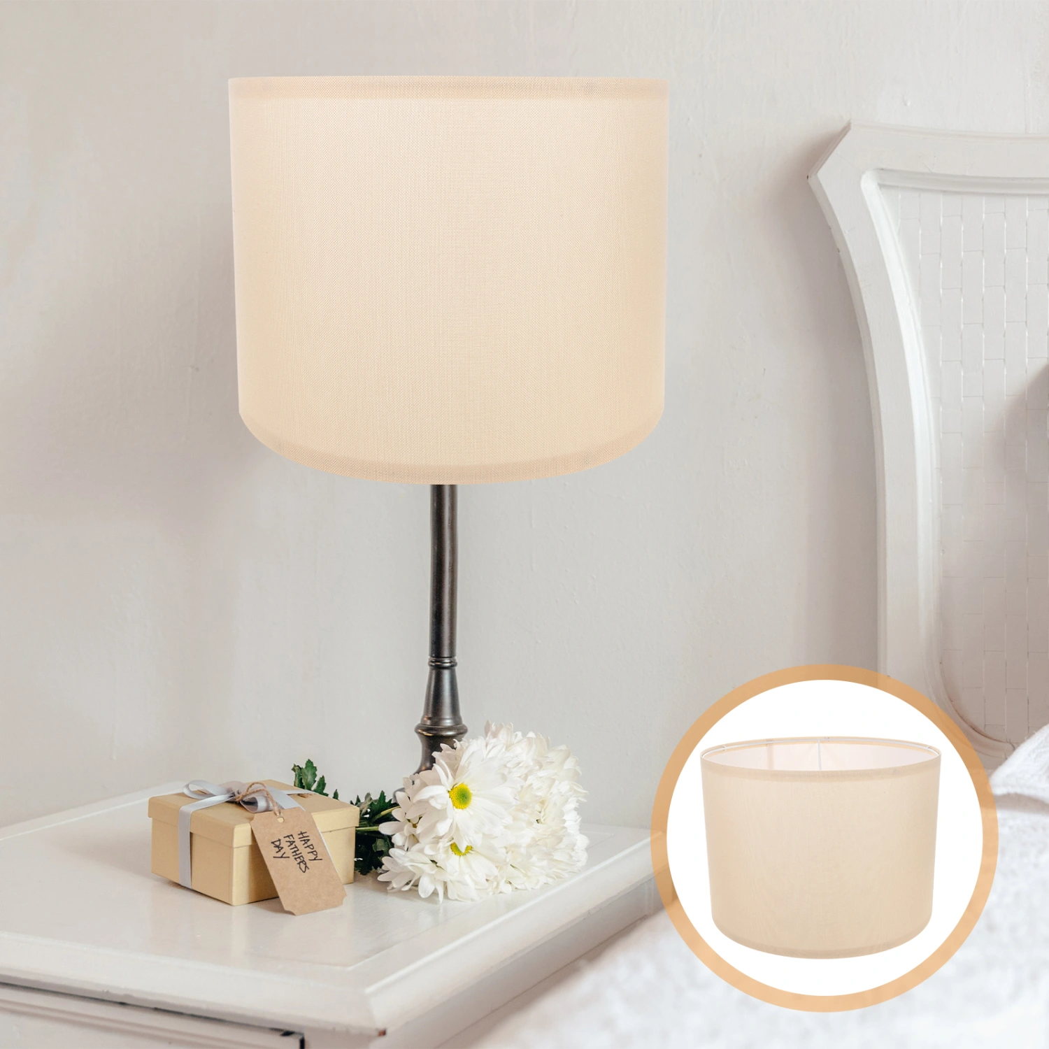 Small Lampshade E27 Base Floor Lamp Shade Indoor Light Cover Light Accessory