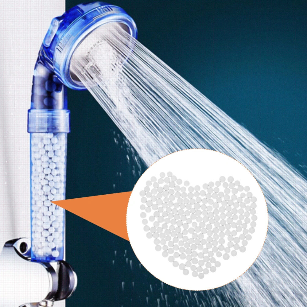 1 Set of Practical Anion Mineral Beads Filtration Stone Shower Head Beads for Shower Head