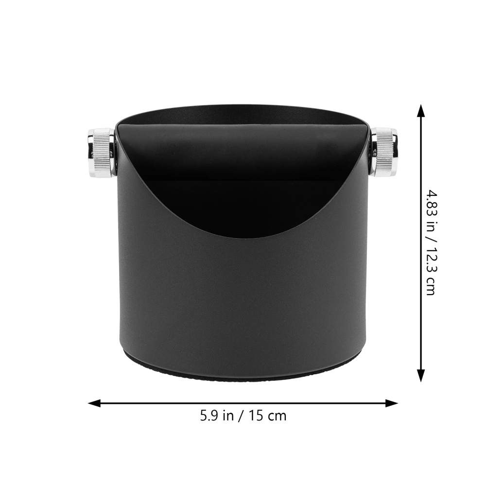 Coffee Powder Bucket Coffee Knock Box Espresso Powder Dump Bin for Coffee Machine