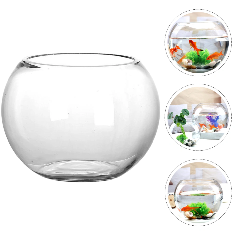 Glass Fish Bowl Small Fish Tank Desktop Fish Tank Clear Goldfish Bowl Goldfish Tank