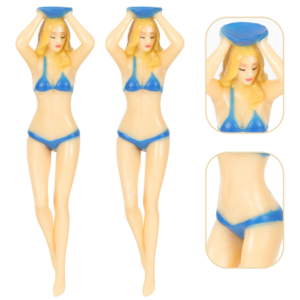 6Pcs Novelty Golfs Tees Bikini Lady Golfs Tees Decorative Golfs Tees Golfs Holders Golfs Tees Decors