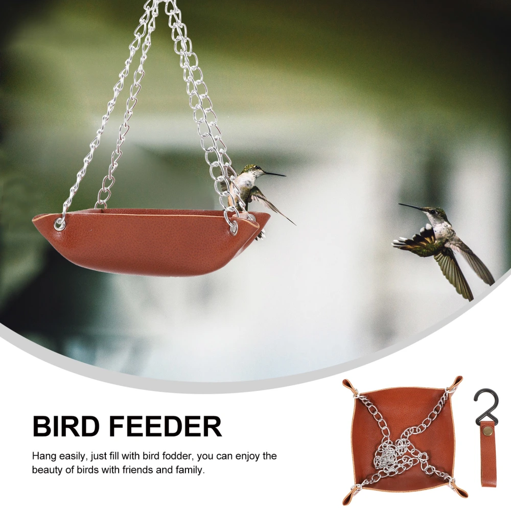 Outside Tree Hanging Bird Feeder Automatic Hummingbird Feeder Durable Bird Fodder Organizer