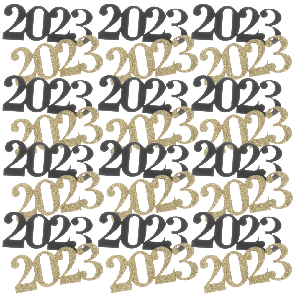 2 Bags Party Decorative Paper Confetti 2023 Confetti New Year Table Scatters