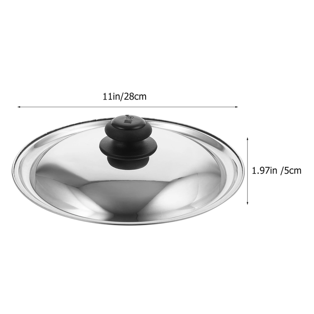 Stainless Steel Pan Lid Round Pot Lid Frying Pan Cover Pot Pan Lid for Kitchen