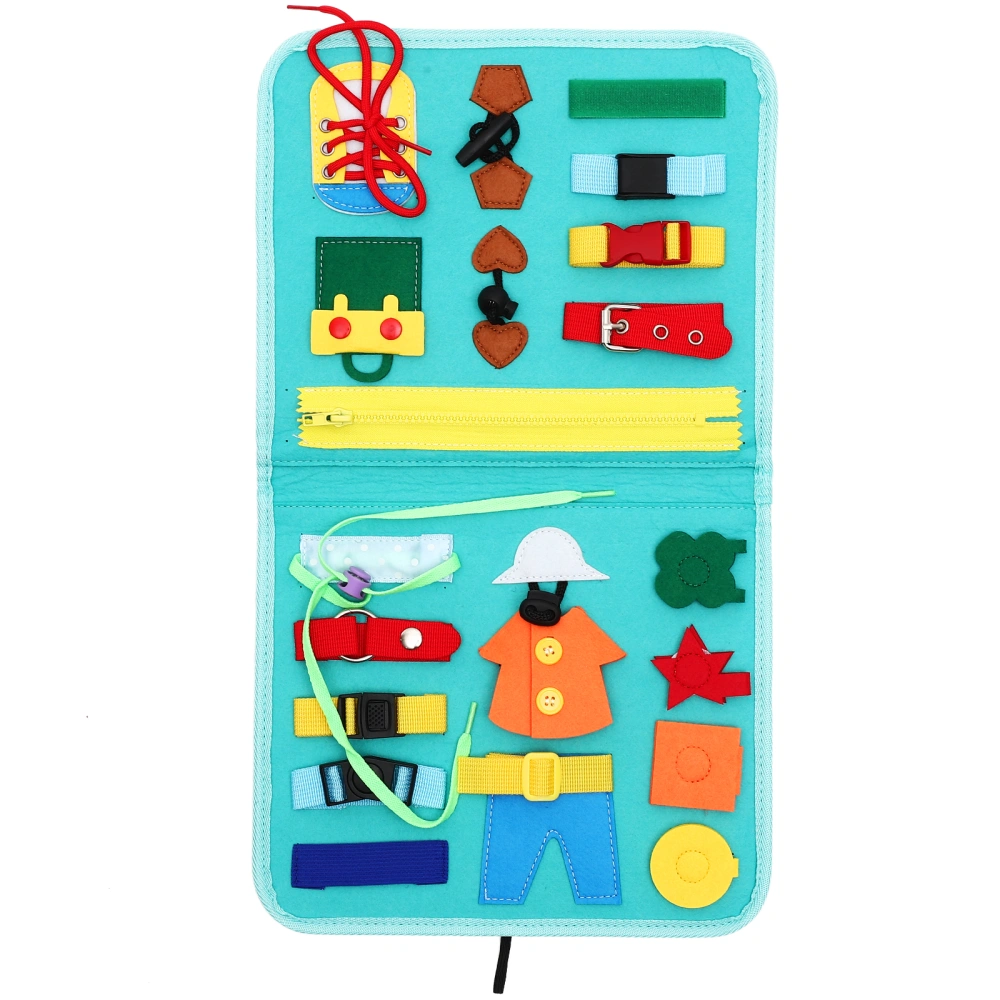 Interesting Toddlers Playing Board Compact Kids Busy Felt Board Safe Early Educational Toy