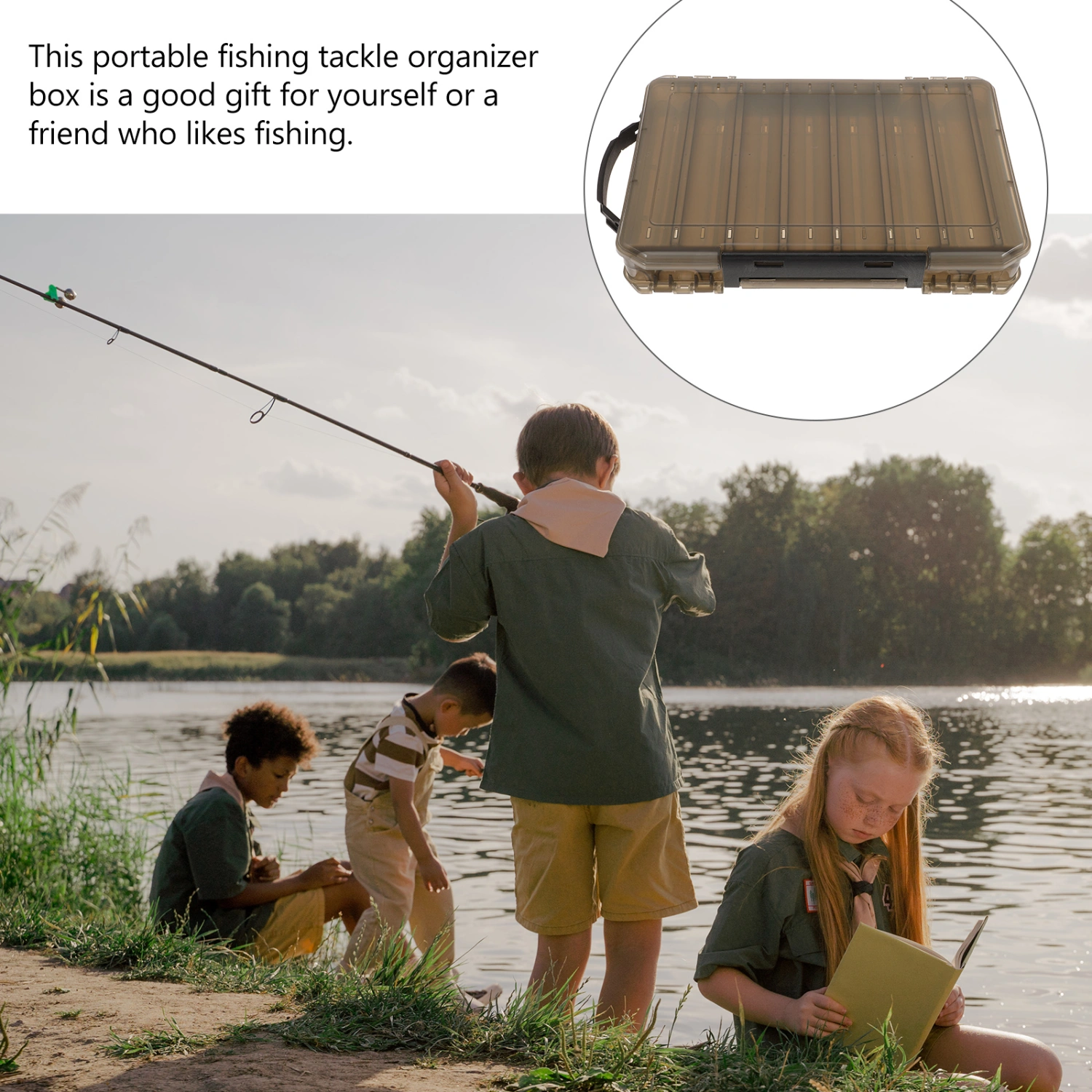 Fishing Tackle Box Multiple-grids Fishing Tackle Case Fishing Accessory Box Outdoor Baits Organizer