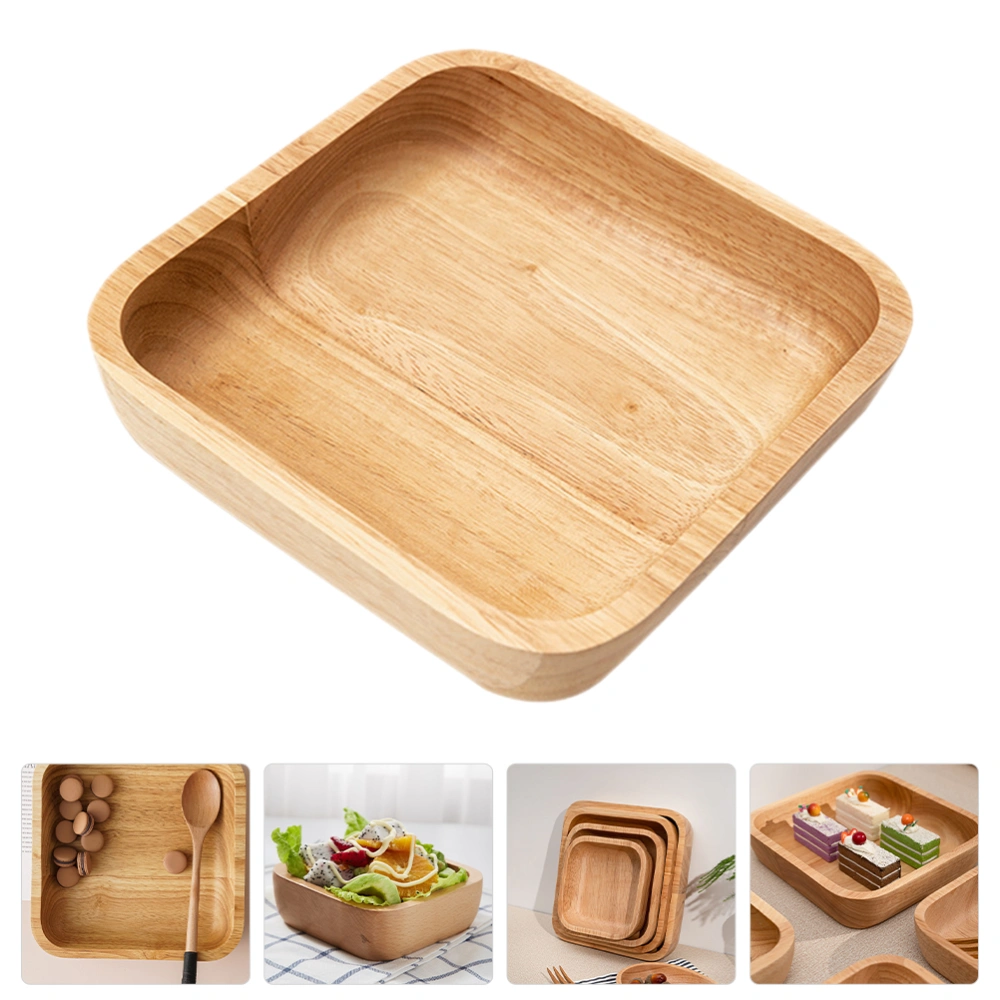 Square Designed Dessert Serving Bowl Daily Use Baking Bowl Compact Reusable Salad Bowl