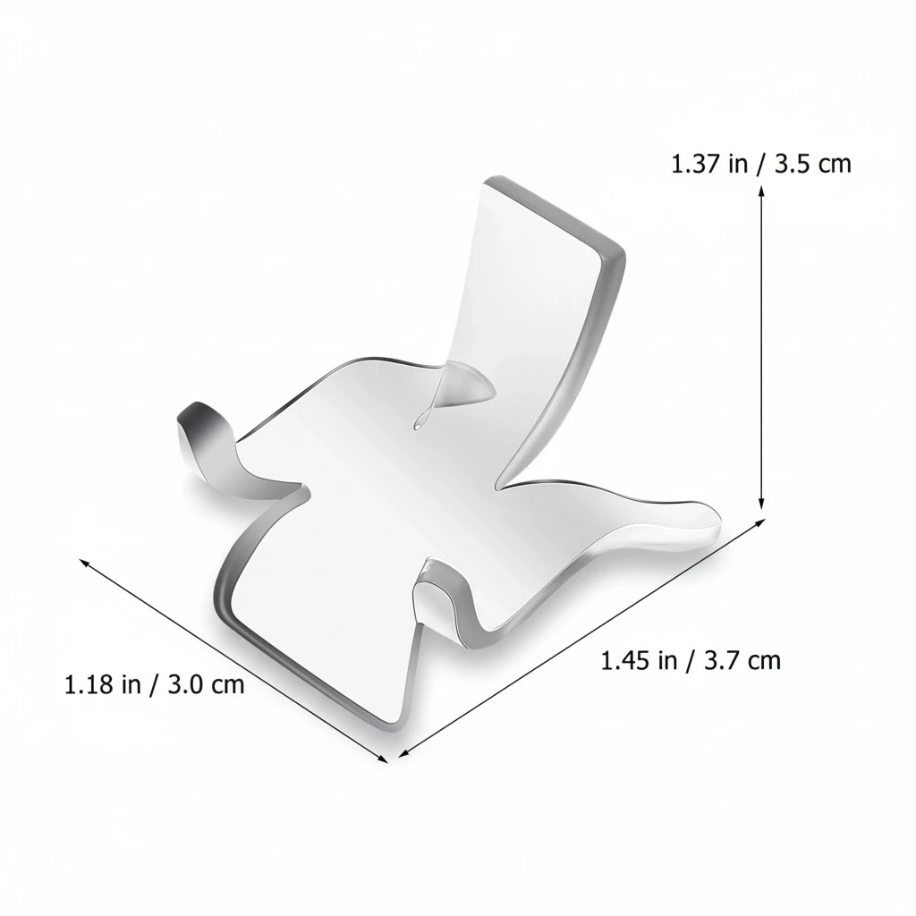 20 Pcs Acrylic Display Stands Small Clear Rock Display Stands Crystal Display Holders Triangle Easel Holders for Collections