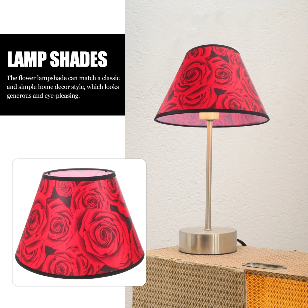 Table Lamp Replacement Lampshade Minimalist Floral Lampshade E27 Lampshade for Home Decor