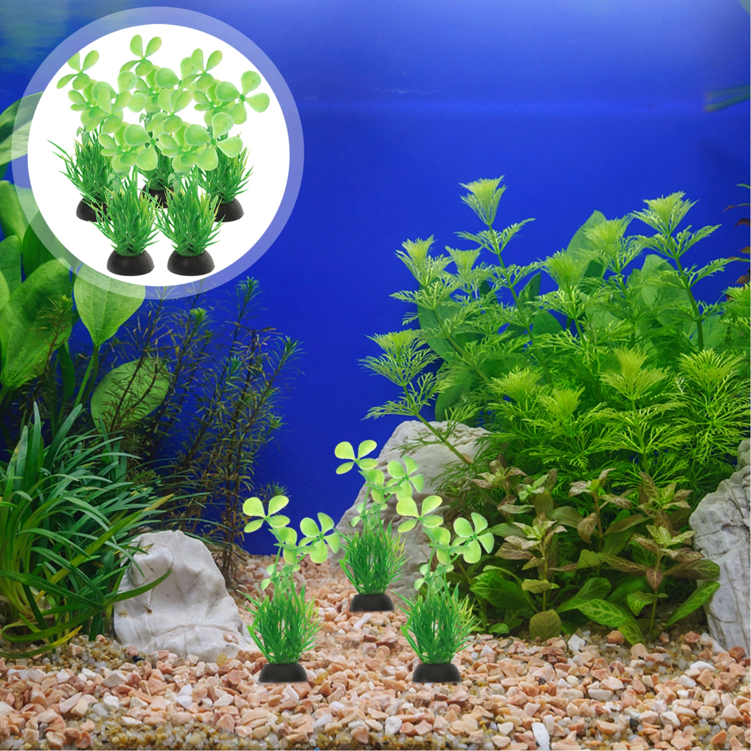 10Pcs Aquarium Plant Aquatic Water Grass Plants for Betta Fish Tank Decor Fish Tank Decorations
