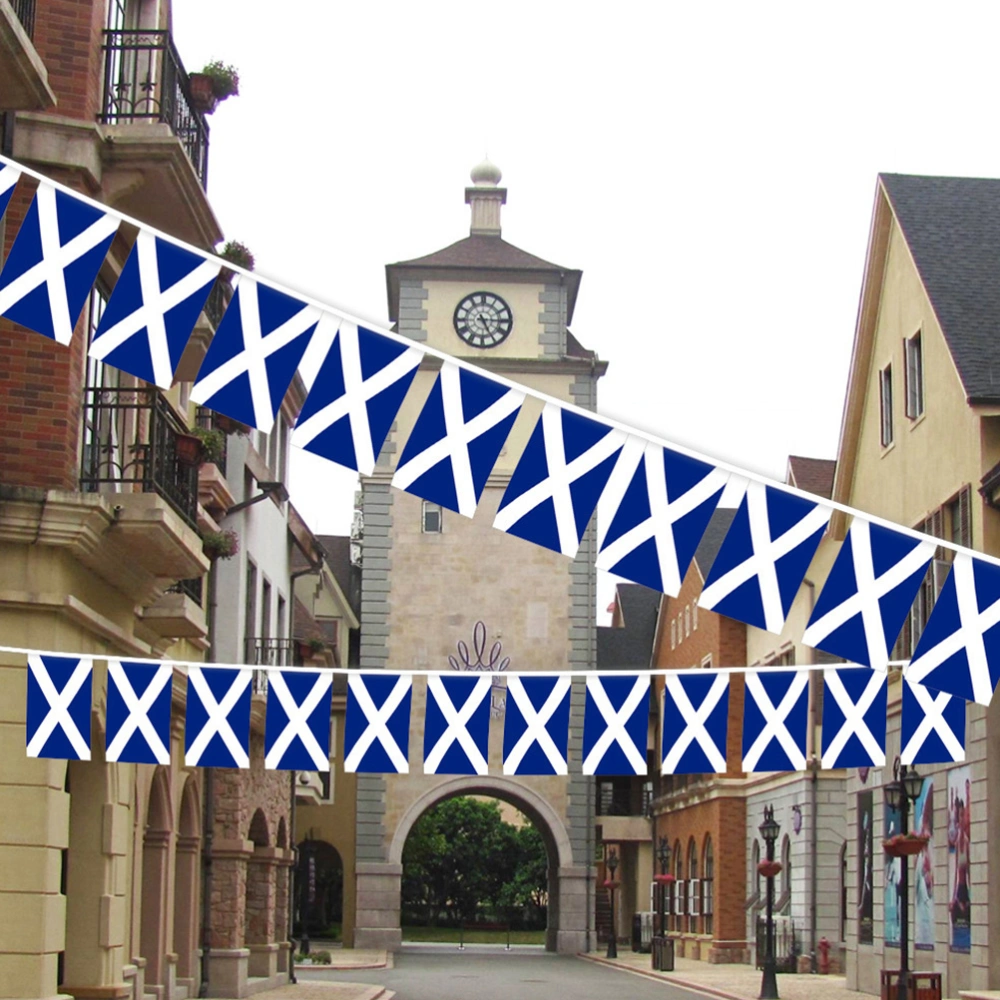 2Pcs Scotland String Flags Hanging Scotland Flags Party Background Scotland Flag Strings Pendants